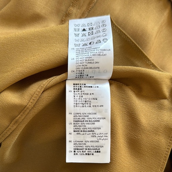 Sandro Golden mustard Camisole Top - Picture 10 of 13